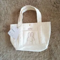 【新品タグ付】ミッフィー コーデュロイトートバッグ ミニトート ランチバッグ
