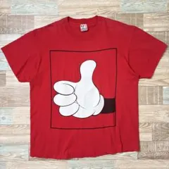 90s McDonald マクドナルド ドナルド プロモ Tシャツ 赤 XL - メルカリ