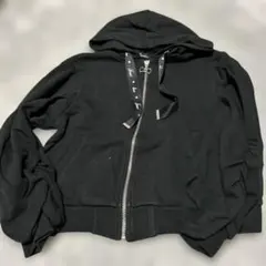 JENNI love ブラックパーカー フード付き