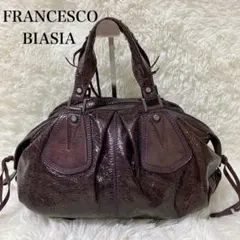 CLAUDIA FIRENZE イタリア製 本革 ハンドバッグ クロコ パイソン