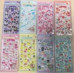 ボンボンドロップ風シール　3Dシール　コンプリート8枚セット