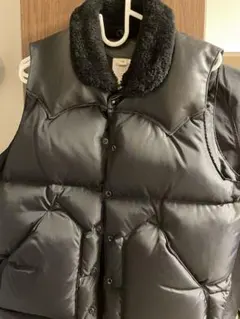 【美品】ロッキーマウンテンダウンベスト黒 38
