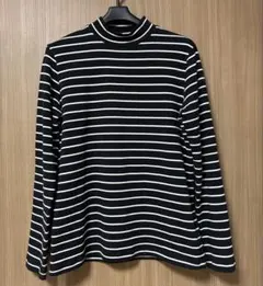 無印良品　起毛フライス編みハイネック長袖Ｔシャツ