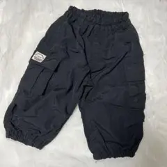 BREEZE ナイロンカーゴパンツ 黒 80サイズ