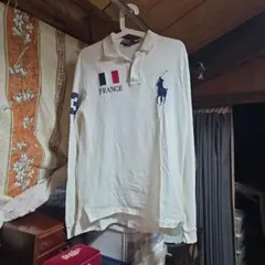 ポロラルフローレン フランス国旗 ポロシャツ長袖
