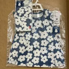 新品 miffy フラワープリント トップス レギンス セット 90