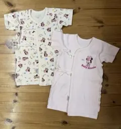 Baby Minnie ベビー肌着 2枚セット 50〜60㎝