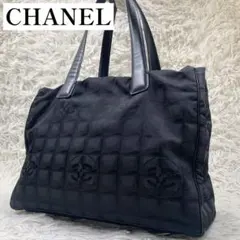 【✨美品✨】 シャネル ニュートラベルライン トートバッグ ブラック ギャラ付き