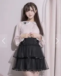 LIZLISA ドローストリング小花シフォンスカパン - メルカリ