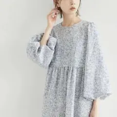 【美品】ロペピクニック ROPÉ PICNIC リーフ柄ワンピース