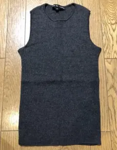 【Ralph Lauren 】ノースリーブ ニット セーター M ダークグレー
