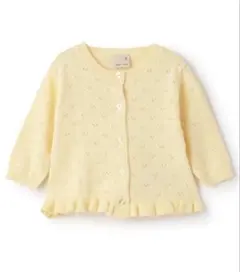 petit main カーディガン 70㎝ イエロー