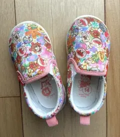 アンパンマン 小花柄 スリッポン スニーカー 14cm