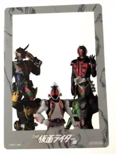 非売品 THE仮面ライダー展 フォトフレーム　仮面ライダーW　フォーゼ　オーズ