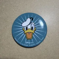 ディズニーフラッグシップ東京　缶バッジ　ドナルド
