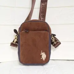 U.S. POLO ASSN. コーデュロイ ショルダーバッグのサムネイル