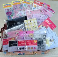キティちゃんシール帳 シール デコパーツ まとめ売り