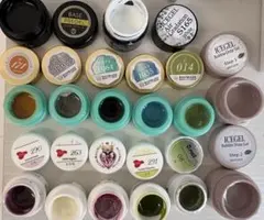 vi2gel カラージェル 15個セット くすみ系 ニュアンスネイル ブラウン