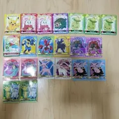 丸美屋　ポケモンカレー　おまけ　シール　21枚　被りあり