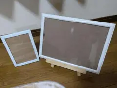 ホワイトフォトフレーム2個セット