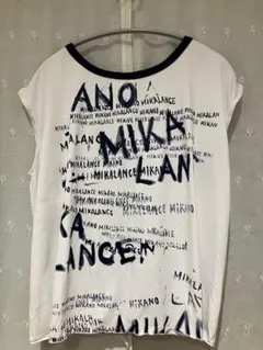 MIKANO MIKALANCE プリント ノースリーブ トップス
