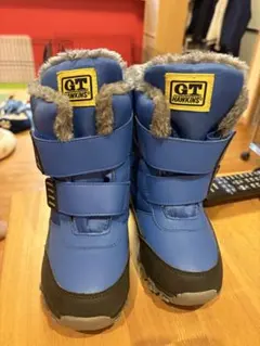 GT HAWKINS 青 ブーツ ファー付き