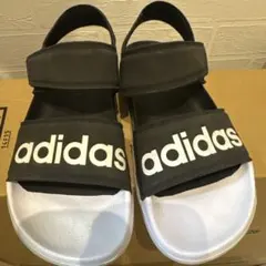 adidas サンダル ブラック ホワイト 23.5cmのサムネイル