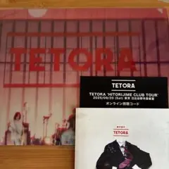 【新品未使用】TETORA「夢中霧中」特典 クリアファイル&ライブ視聴フライヤー