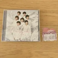 なにわ男子　通常盤　1st Loveアルバム 特典ステッカー付き