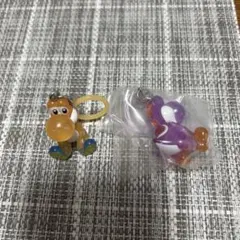 【即発送】めじるしアクセサリー　ヨッシーきいろ　むらさき