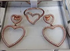 お買い得！可愛いFolli Follieピアス&リングセット　シルバー925