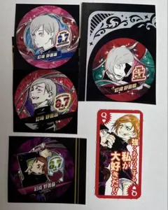 呪術廻戦　釘崎野薔薇　バースデイ缶バッジステッカー　名言トランプ