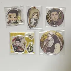 ゴールデンカムイ　尾形　アクスタ　缶バッジ　キーホルダー