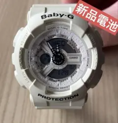 ⭐︎新品電池⭐︎ Baby-G ホワイト　CASIO BA110PP-7A