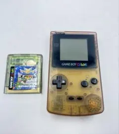 ゲームボーイカラー クリア スケルトン 本体 ソフト