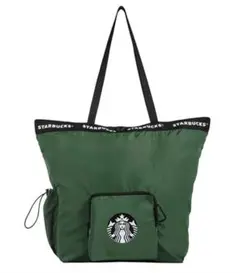 スターバックス グリーン 折りたたみトートバッグ 日本未発売