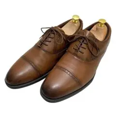 【美品】テクシーリュクス (27) ビジネスシューズ レースアップシューズ 本革