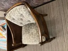 ヴィンテージ　カリモク　コロニアル　1人掛けソファ　ペンドルトン
