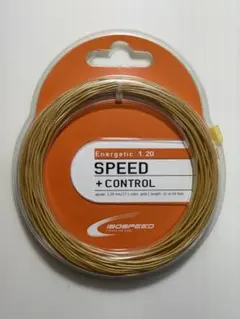 ISOSPEED Energetic 1.20 テニスガット ゴールド 12m