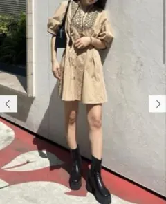 EVRIS Embroideryワンピースのサムネイル