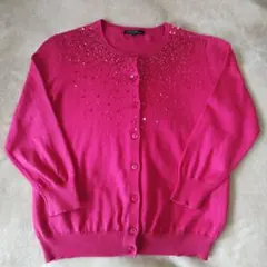 スパンコール カーディガン