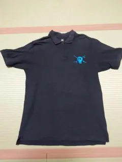 Stussy ポロシャツ スカルロゴ ブラック
