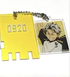 ハイキュー 極楽湯 銭湯鍵風キーホルダー