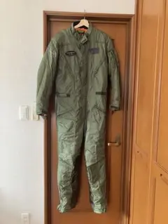 VANSONつなぎ オーバーオール カーキ メンズ