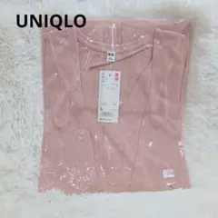 新品未開封★ユニクロ　UNIQLO　ライトロングカーディガン　ピンク　L 薄手のサムネイル