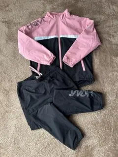 ピンク/黒 ジャージセット HEMロゴ入り