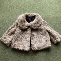 フェイクファーコート 140 150