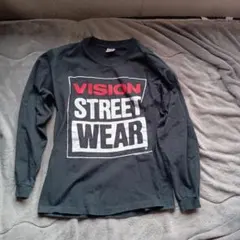 VISION STREET WEAR ロングスリーブTシャツ Lサイズ ブラック
