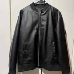 Reg Out Mサイズ フェイクレザージャケット