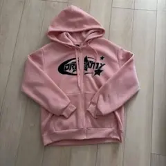 shein ピンク　パーカー
